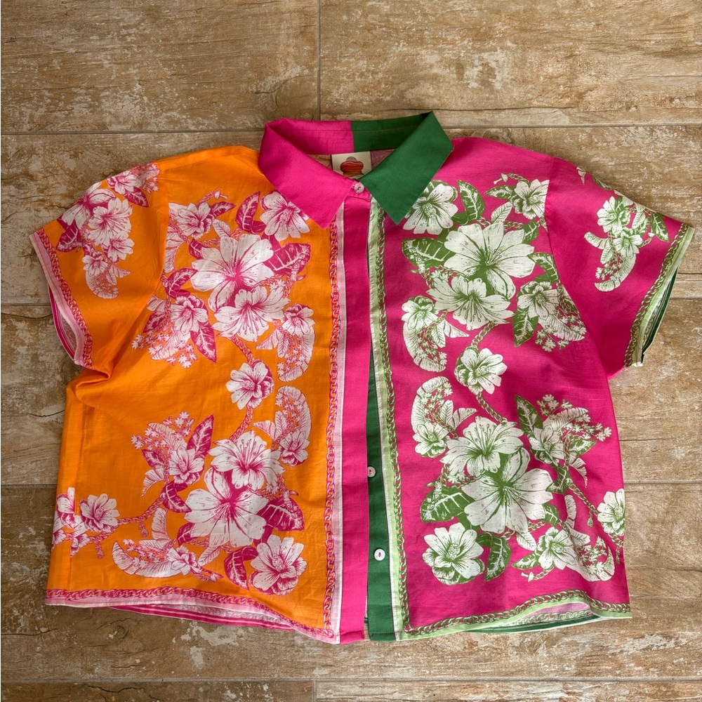 Women’s Farm Rio mixed scarves top size XL BNWT